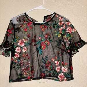 Floral sheer crop